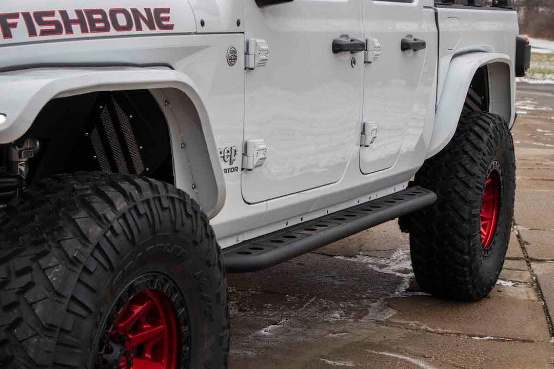 Product of Fishbone Offroad FB23143 Spare Tire Bump Stop Running Board 