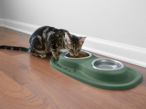 Weathertech (Usa) Dl1602hg Pet Dish||dl1602hg_Pfs_Kitty_Eating_Green.Jpg||86||w24dl1602hg||1505727