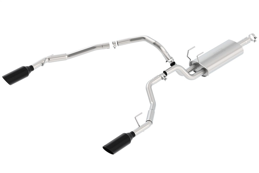 Product of Borla 140307BC S-Type Cat Back System Single Exhaust System Kit 
