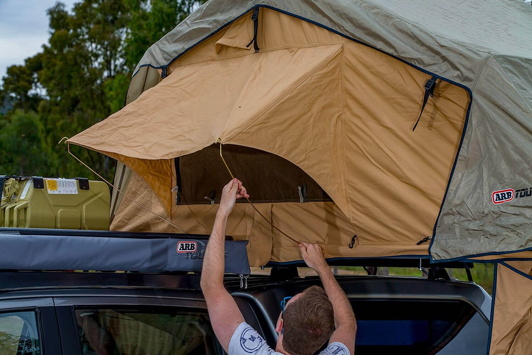 Product of ARB 803804 Vehicle Rooftop Poly/ Cotton Fabric Tent Sleeps 2 To 3 Adults 