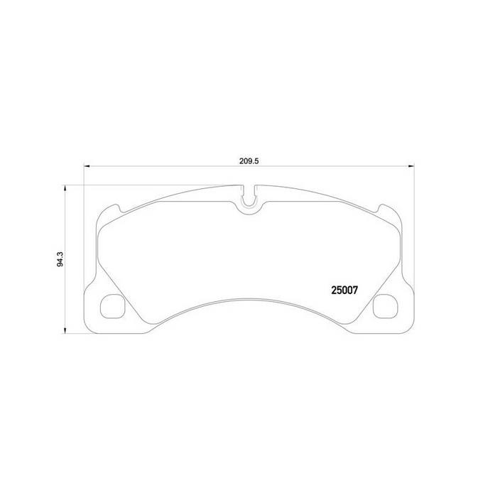 Product of Brembo P65021 Brake Pad - Set Of 4 