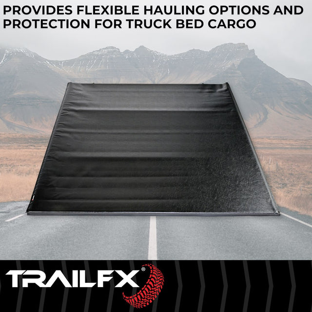 Product of TrailFX TFX Soft Rolling Soft Roll-Up TFX5207 Tonneau Cover 