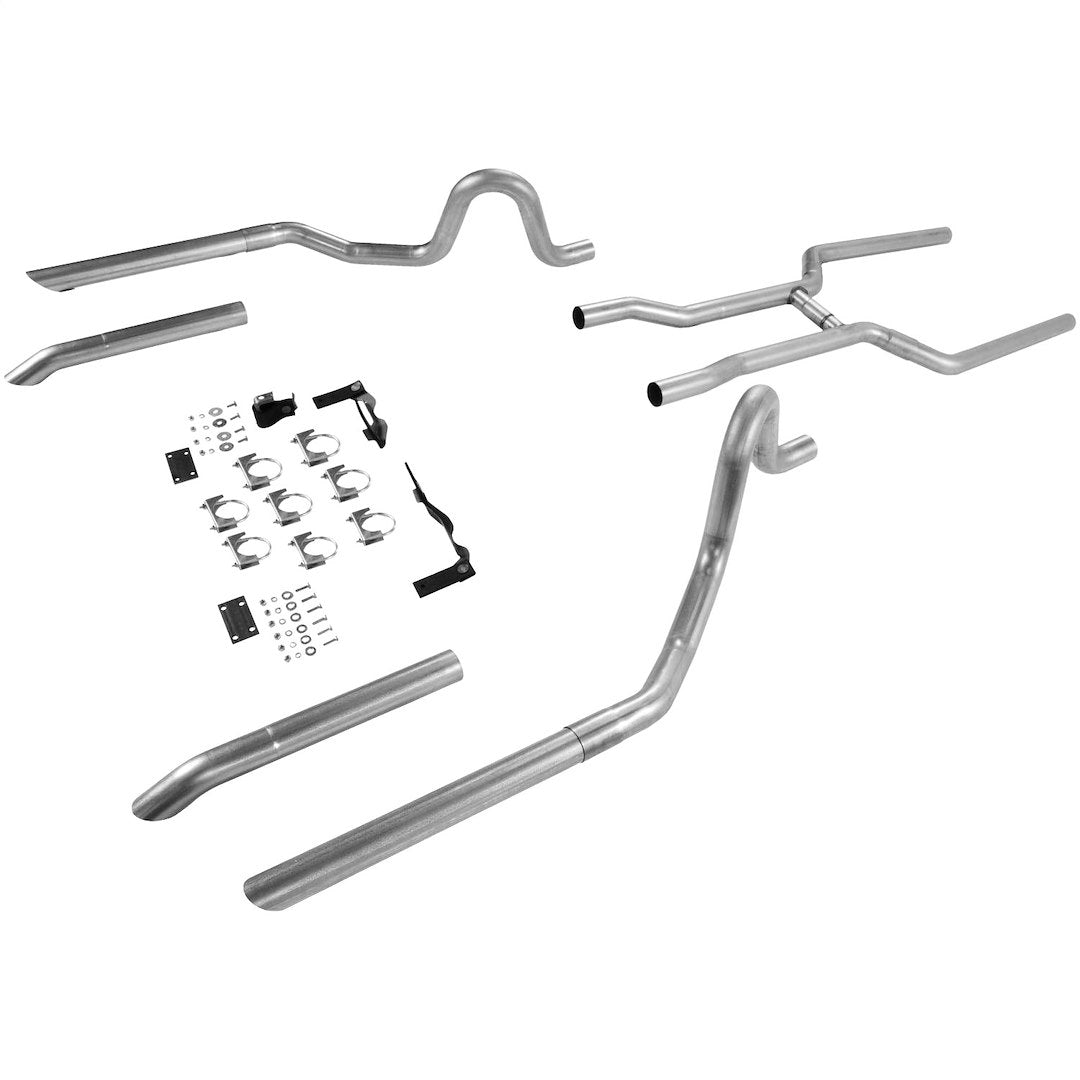 Product of Flowmaster 17107 Exhaust System Kit Header Back System Dual Exhaust System Kit 