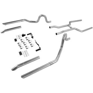 Product of Flowmaster 17107 Exhaust System Kit Header Back System Dual Exhaust System Kit 