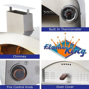 Flame King Ysn-Sspzg Barbeque Grill Pizza Oven||ysn-Sspzg_7.Jpg||92||y6eysnsspzg||1206562