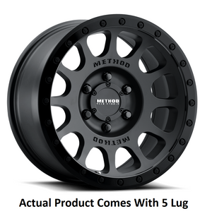 Product of Method Race Wheels 17x8.5 Double Black Wheel - Not Applicable Bolt Pattern 