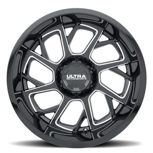 Product of Ultra Wheel 20x9 Black With Natural Accents Wheel - 5x5.00 Bolt Pattern 