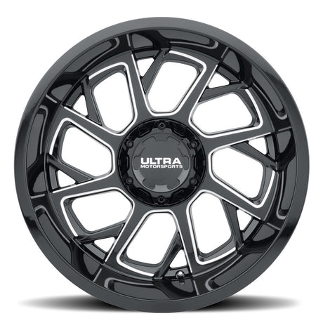 Product of Ultra Wheel 20x9 Black With Natural Accents Wheel - 5x5.00 Bolt Pattern 