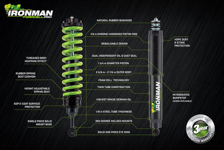 Product of Ironman 4x4 45002FE-BCK-PB  Coil Over Shock Absorber 