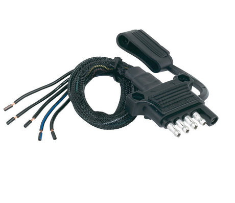 Product of Husky Towing 30486 Trailer End 5 Flat Trailer Wiring Connector 