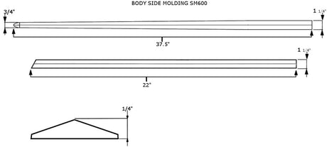 Product of Coast To Coast Ccism600 Side Molding