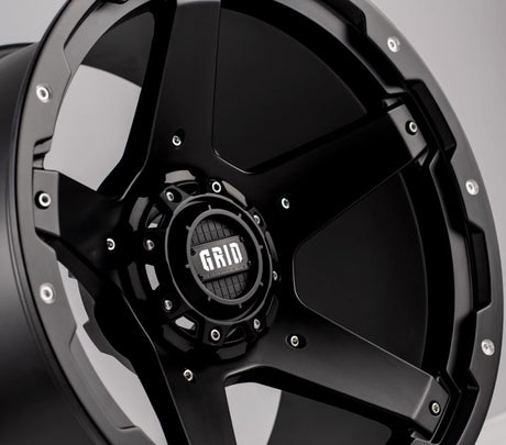 Product of Grid Wheels 18x9 Black Wheel - 6x4.50 Bolt Pattern 