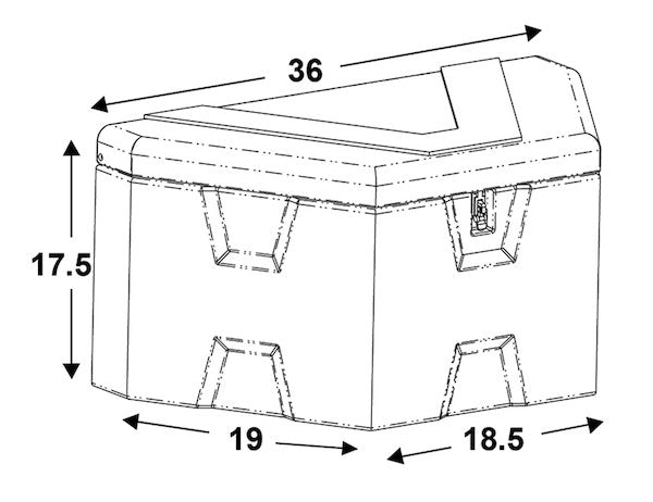Product of Buyers Products 1701680 Standard Profile Toolbox 