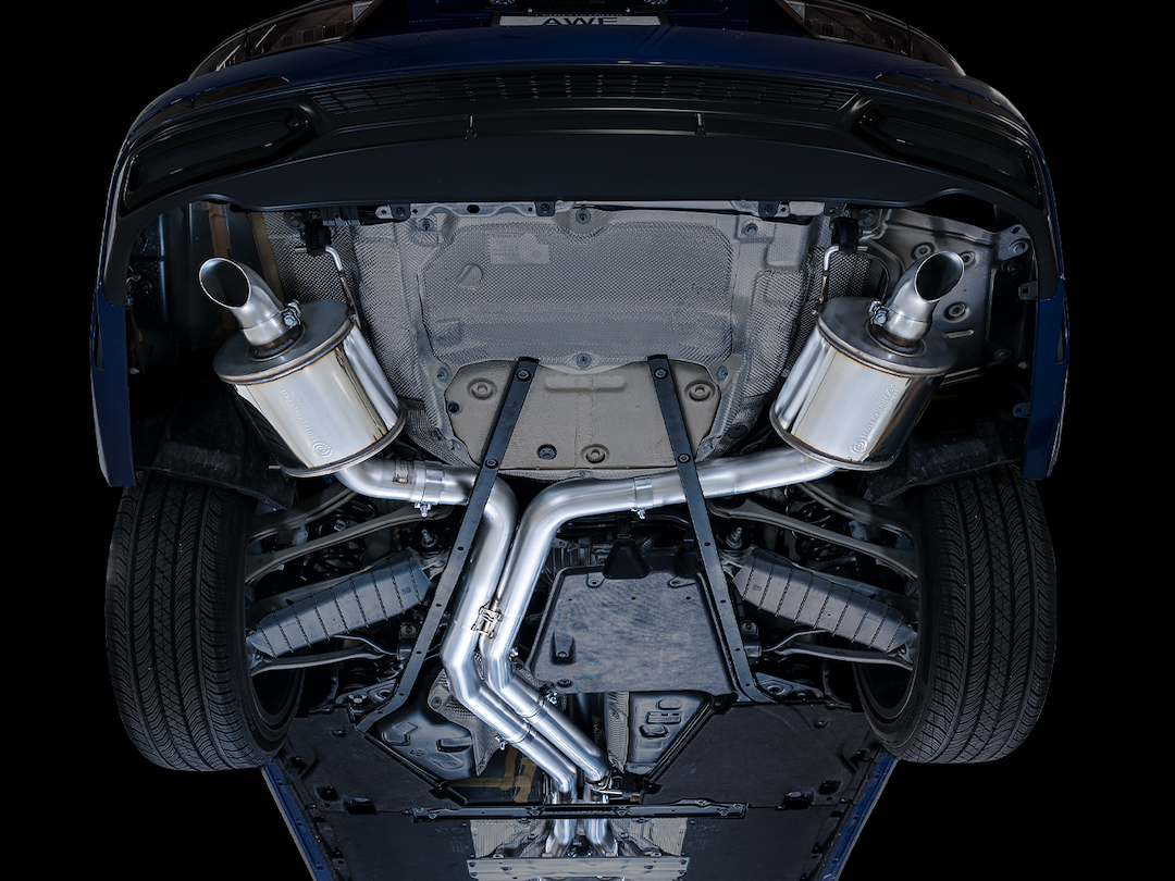 Product of AWE Tuning 3015-31003 Touring Edition Cat-Back System Dual Exhaust System Kit 