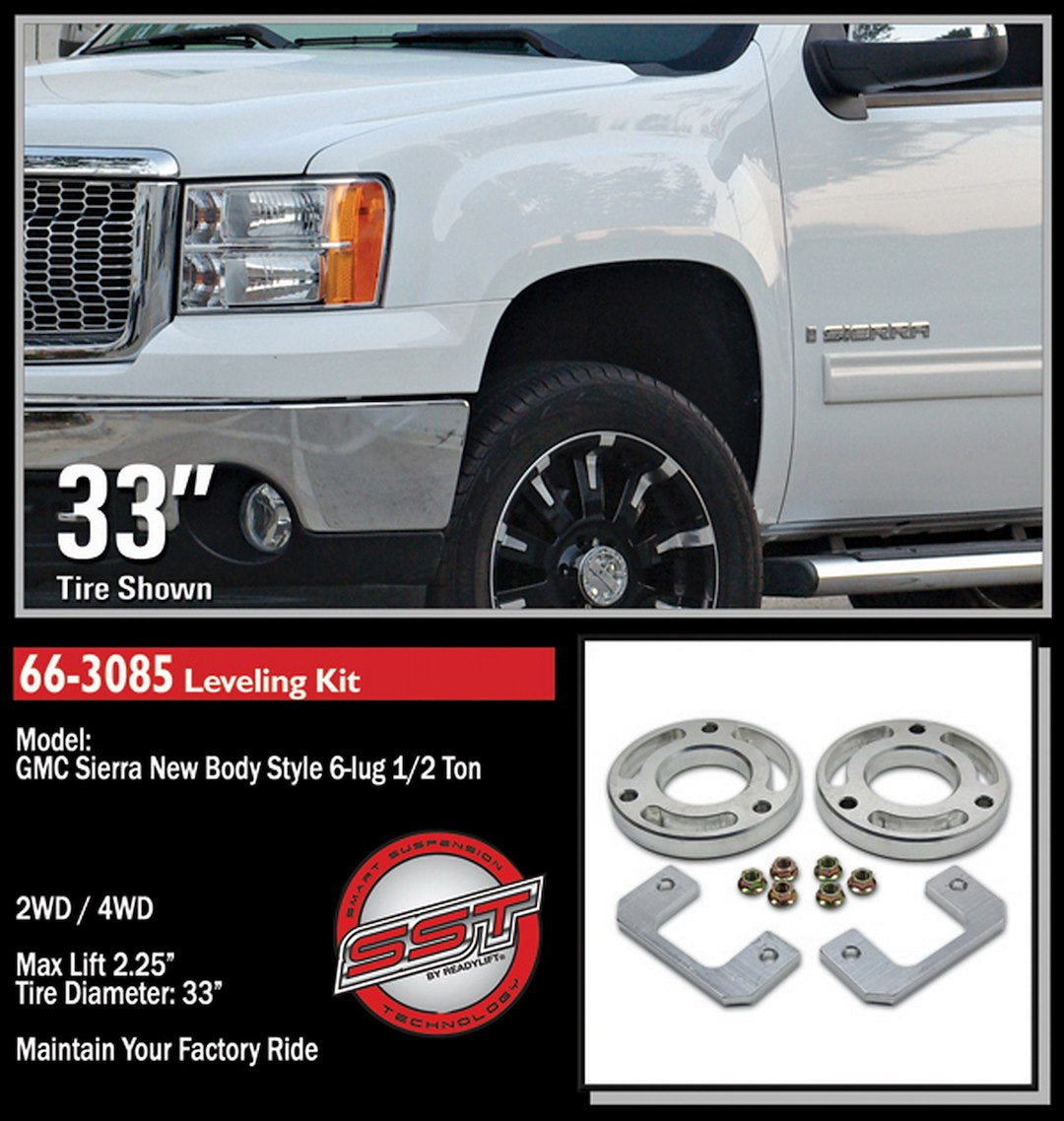 Product of ReadyLIFT 66-3085 Leveling Kit Suspension 2-1/4 Inch Lift Strut Assembly Extension 