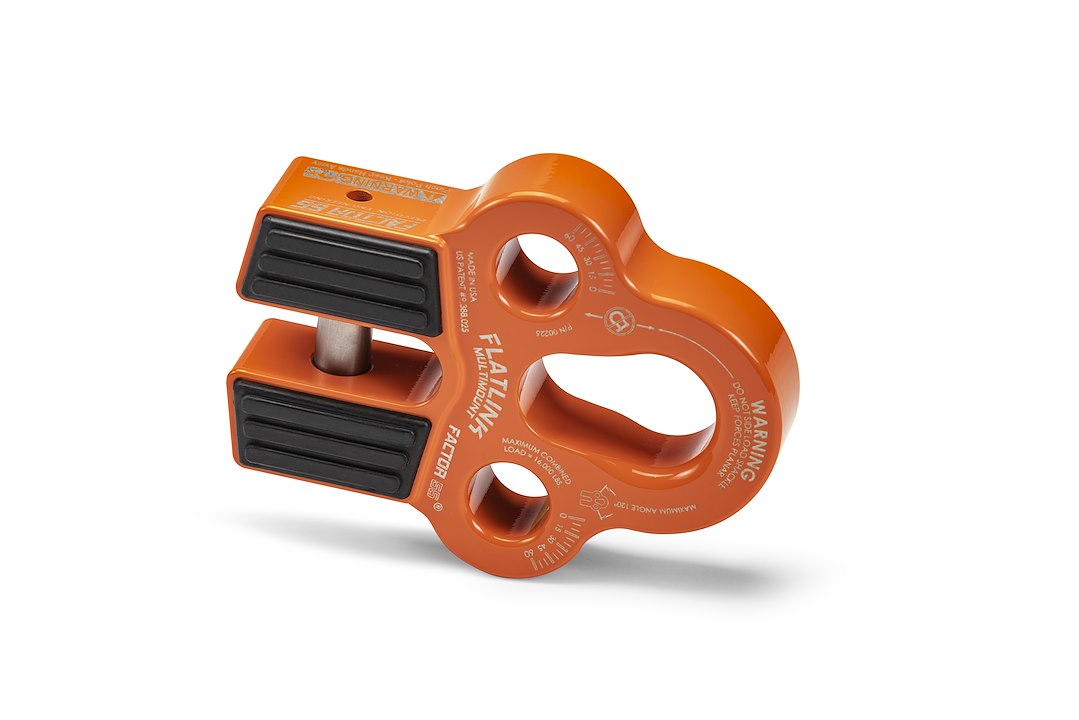 Factor 55 00225-07 Winch Cable Shackle Mount||00225-07_Flatlink_Multimount_Orange.Jpg||85||fac0022507||1317176