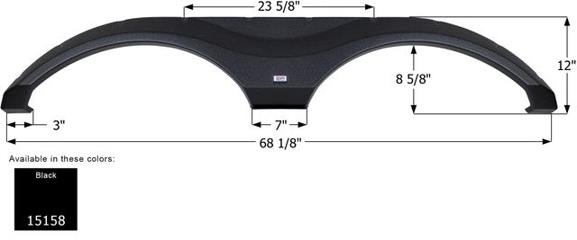Product of Icon 15158 Fender Skirt