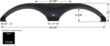 Product of Icon 15158 Fender Skirt