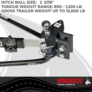 Product of Husky Towing 33093 12000 Pound Round Bar Weight Distribution Hitch 
