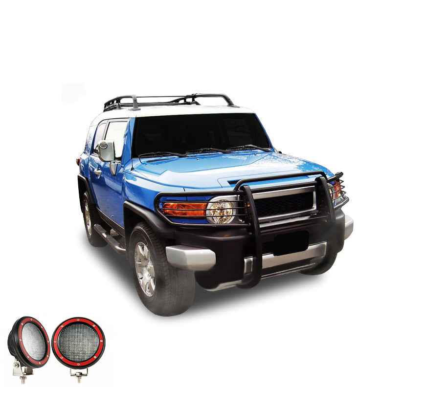 Product of Black Horse Offroad 17A098600MA-PLFR Grille Guard  