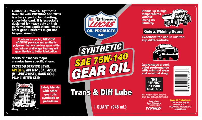 Lucas Oil 10121 Gear Oil||10121_1.Jpg||86||l4410121||936890