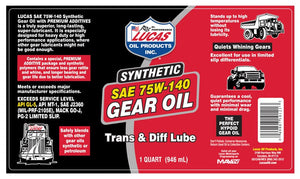 Lucas Oil 10121 Gear Oil||10121_1.Jpg||86||l4410121||936890