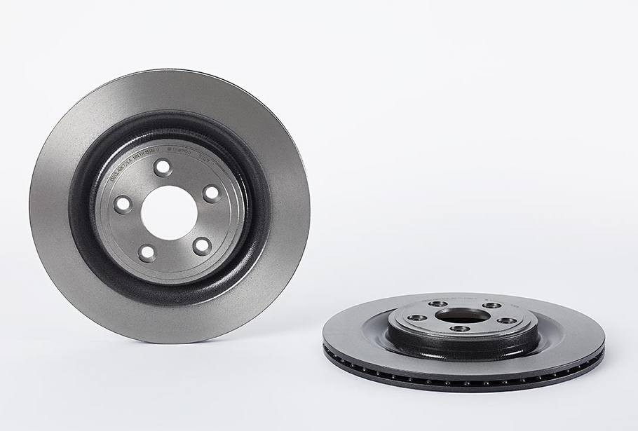 Product of Brembo 09B31211C02 Vented 1 Piece Brake Rotor 