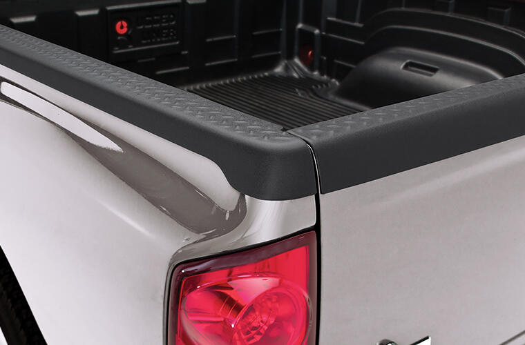Product of Bushwacker 49503 Black Matte Textured Inside And Top Of Rail Bed Side Rail Protector 