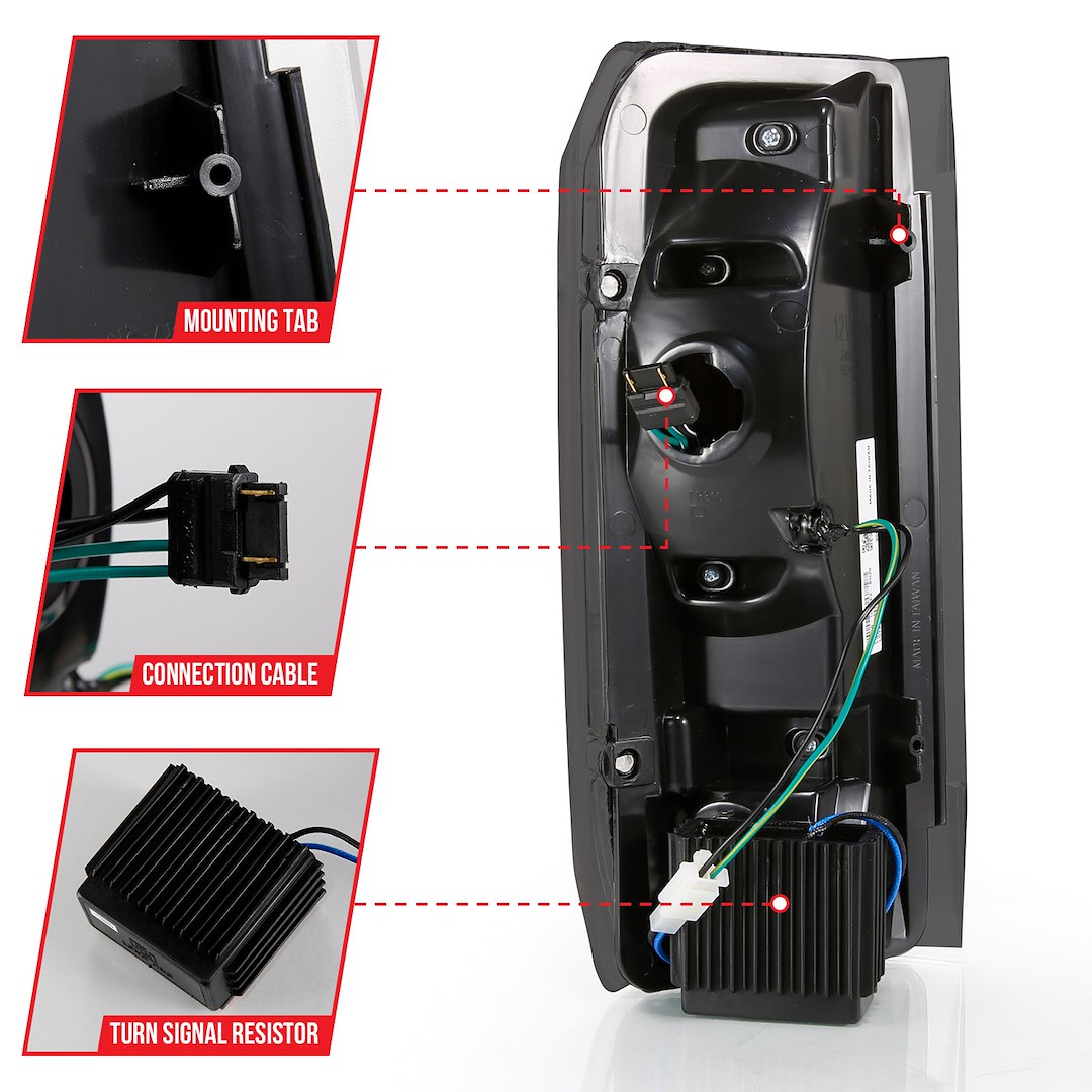 Product of ANZO USA 311351 Tail Light Assembly 