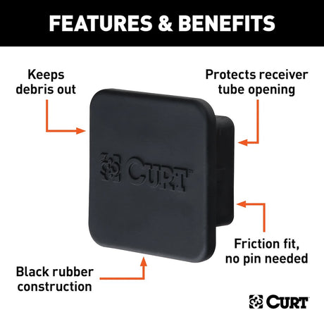 Curt 22277 Trailer Hitch Cover||22277_3008x1990_Fa.Jpg||86||c9322277||1346303