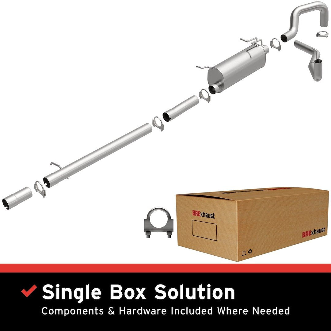 Product of BRE Exhaust 106-0007 Direct-Fit Exhaust Series Cat-Back System Exhaust System Kit 