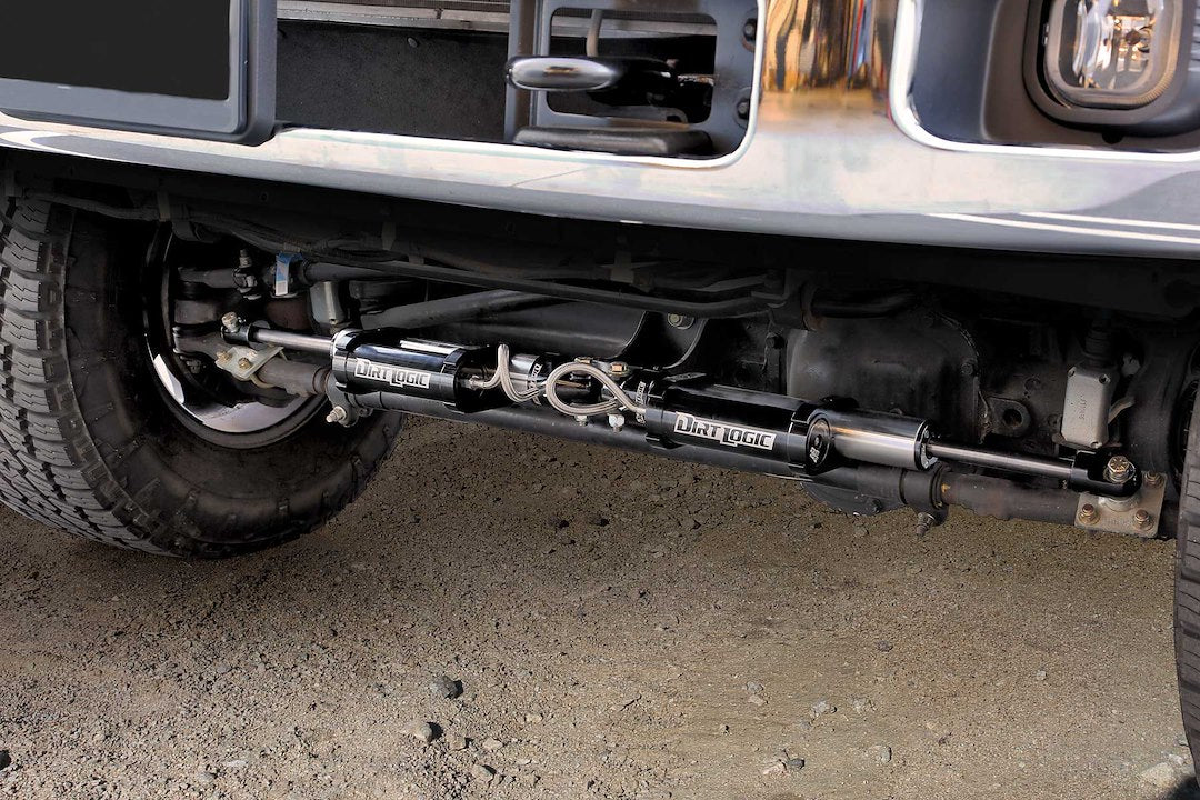 Product of Fabtech Motorsports FTS221162 Dual Monotube Steering Stabilizer 