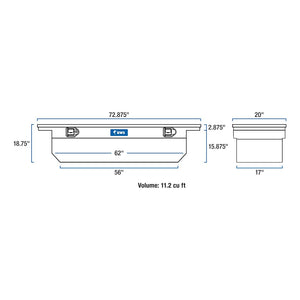 Product of UWS TBSD-72-A-LP-B Low Profile Toolbox 