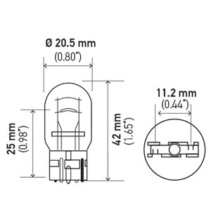 Hella 7443 Tail Light Bulb||7443.Pt01.Jpg||86||h577443||1213377