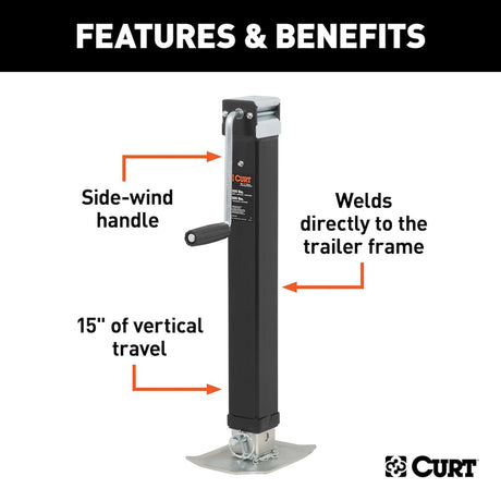 Curt 28575 Trailer Tongue Jack||28575_3008x1990_Fa.Jpg||86||c9328575||979742