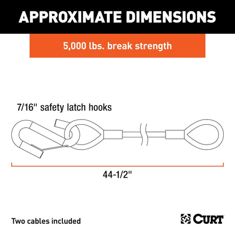 Curt 80151 Trailer Safety Cable||80151_3008x1990_Ca.Jpg||86||c9380151||1776175