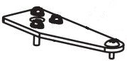 Product of Westland 11698-Sswt Ice Machine Door Hinge