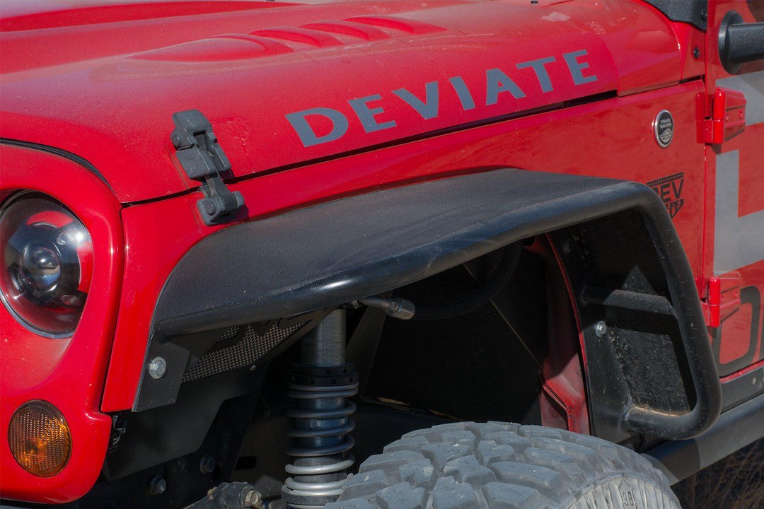 Product of DV8 Offroad FENDB-02 Non-Exposed Fasteners Black Fender Flare - Set Of 4 
