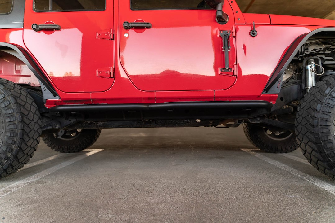 Product of DV8 Offroad SRJK-08 OE Plus Nerf Bar With Surface Steps 