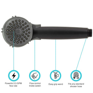 Dura Faucet Df-Sa400-Mb Shower Head||df-Sa400-Mb_Pic3.Jpg||87||d6udfsa400mb||1478288