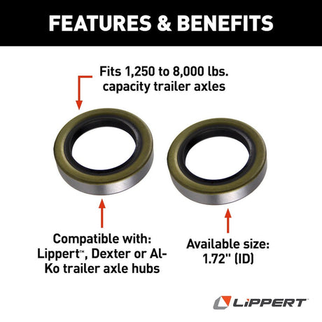 Product of Lippert Components 333960 Trailer Wheel Bearing Seal