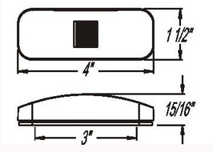 Product of Optronics Mcl44rb1 Clearance Light