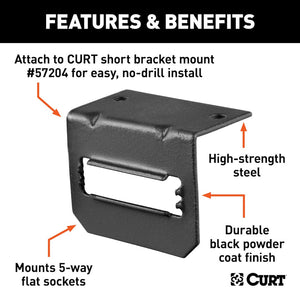 Curt 58303 Trailer Wiring Connector Mounting Bracket||58303_3008x1990_Fa.Jpg||87||c9358303||1680108