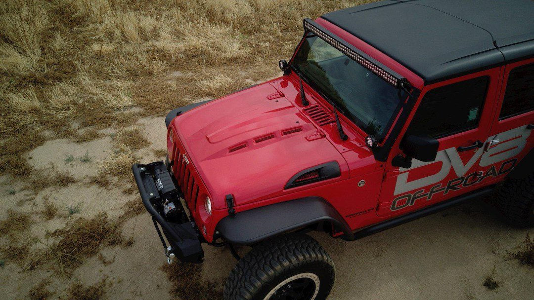 Product of DV8 Offroad HDMB07-02 Vented Black Hood 