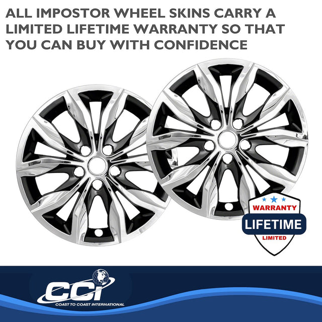 Product of Coast To Coast IWCIMP440CC Black/ Silver Set Of 4 