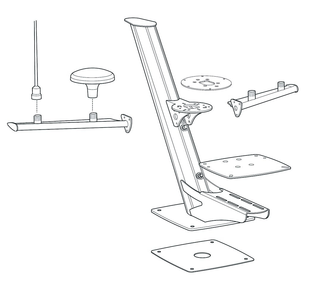 Scanstrut Ptm-R1-1 Marine Modular Mount||ptm-R1-1_7.Jpg||92||scaptmr11||1311901