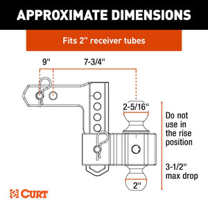 Curt 45364 Trailer Hitch Ball Mount||45364_3008x1990_Ca.Jpg||86||c9345364||1719107