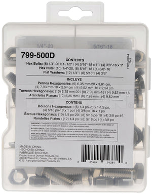 Dorman (Oe Solutions) 799-500d Fastener Assortment||799-500d-002.Jpg||87||d18799500d||863519