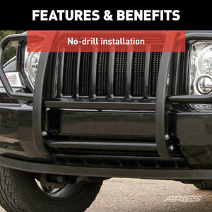 Product of Aries 1051 Grille Guard 1-Piece Black Semi Gloss Powder Coated 