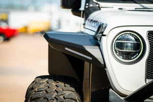 Product of Road Armor 518AFFWB Non-Exposed Fasteners Black Fender Flare - 